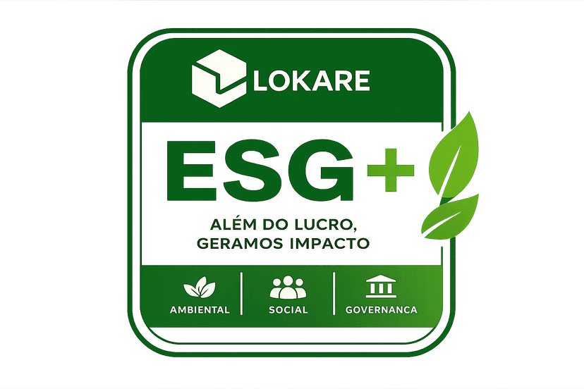 Selo ESG Lokare — Empresa comprometida com o futuro